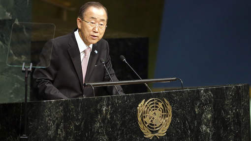 Ban Ki-moon, secrétaire général de l'ONU © AP