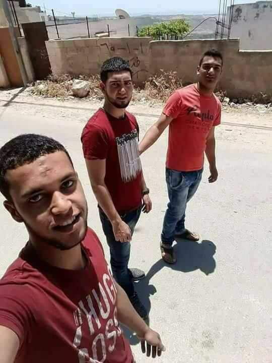 3 jeunes Palestiniens de Deir Abu Mashaal – Adel Ankoush, Bara'a Atta, Osama Atta