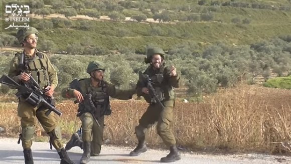 Capture d'écran extraite de la vidéo de B'Tselem