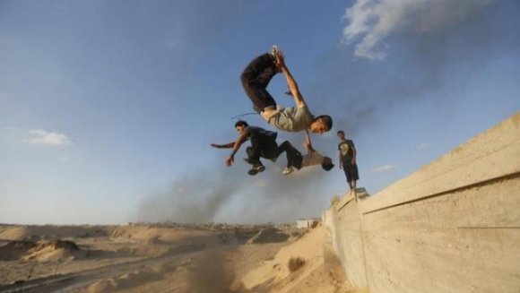 Parkour à Gaza | Reuters/Mohammed Salem