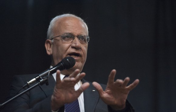 Saeb Erekat, secrétaire général de l'Organisation pour la libération de la Palestine (AFP)