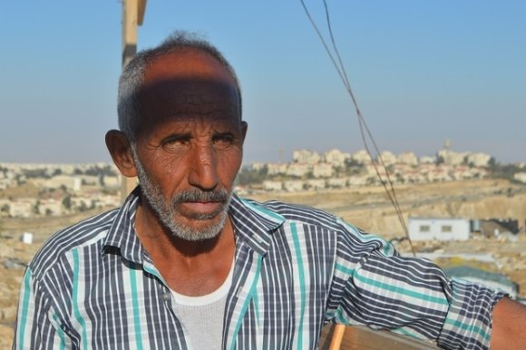 Suleiman Kayed Jahalin habite à Jabal al-Baba depuis les années 1970 (MEE/Sherel Khalel)