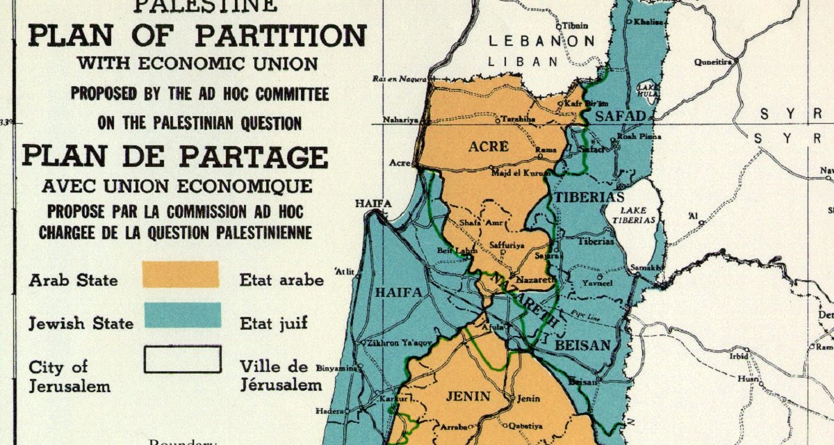 29 novembre 1947 : Plan de partage de la Palestine - Association France  Palestine Solidarité