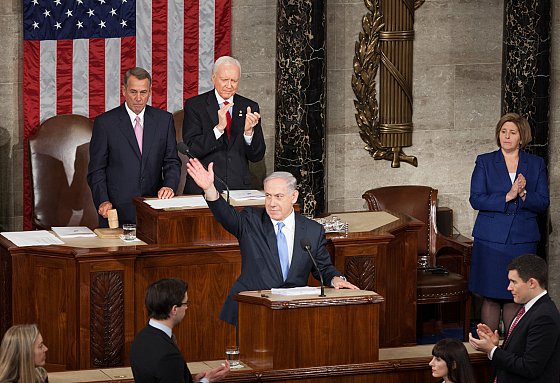 Benyamin Nétanyahou accueilli au Congrès américain en mars 2015. American Congress/Heather Reed, 3 mars 2015.